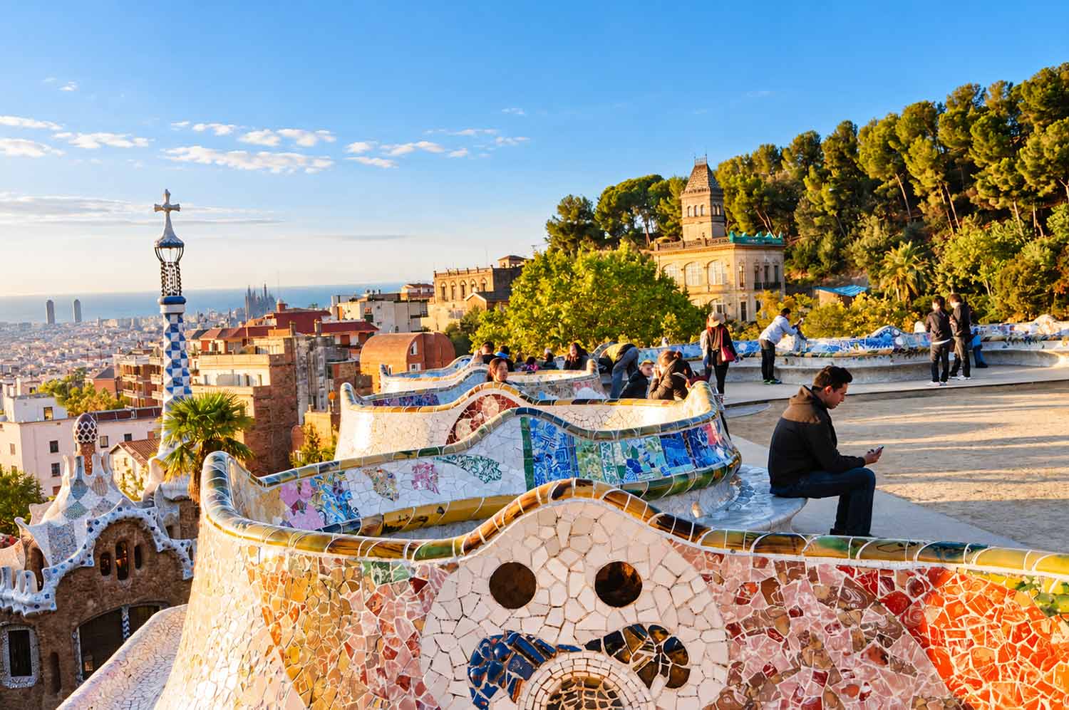 Accès au Parc Güell et contrôle des billets